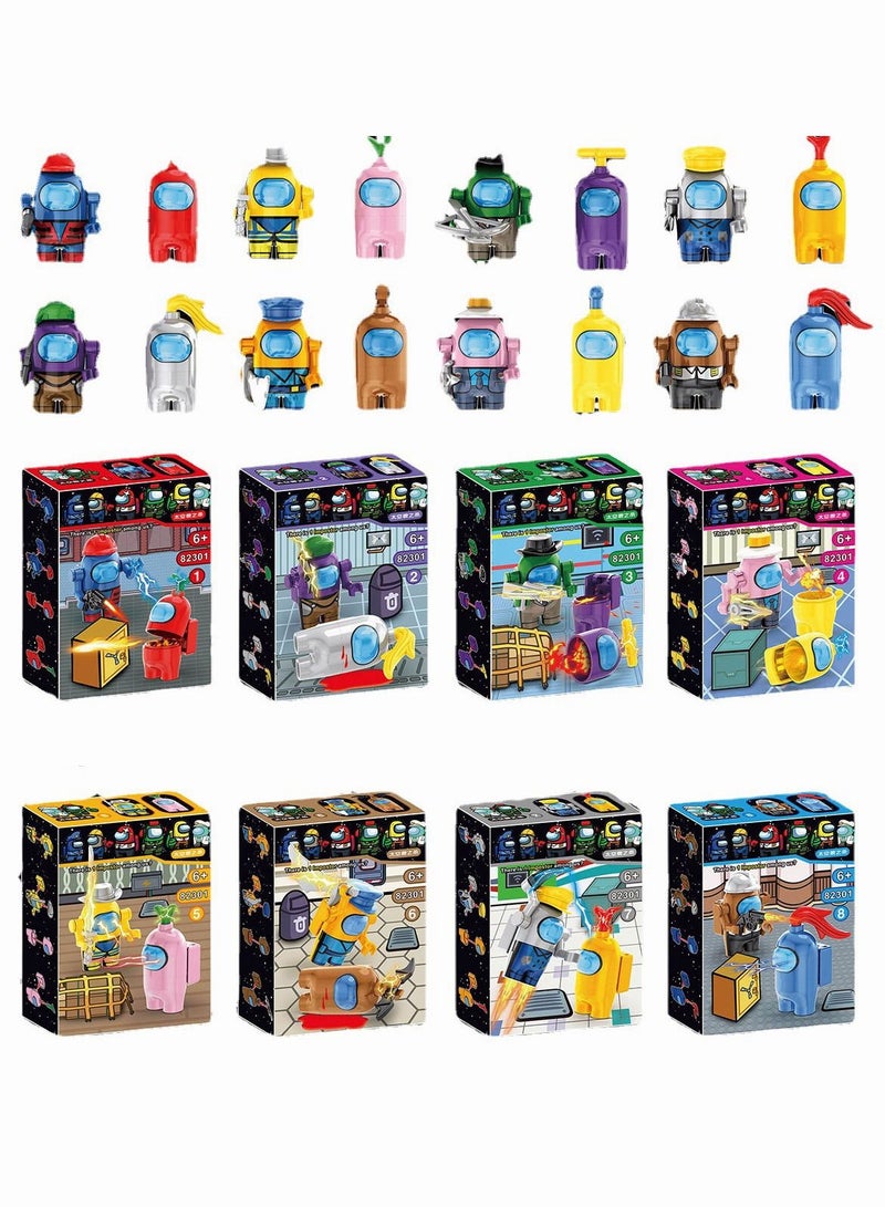 16 Pcs Among Us Building Block Doll  - Image 2