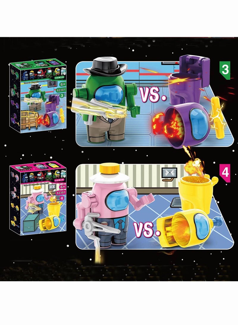 16 Pcs Among Us Building Block Doll  - Image 3