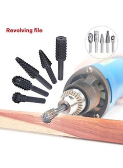 Bluedeal Bluedeal Highspeed steel Rotary Files Burr Drill Rotating Thorn Head 5pcsset Polishing Accessories DIY Electric Grinding Head Woodworking Tools  - Image 5