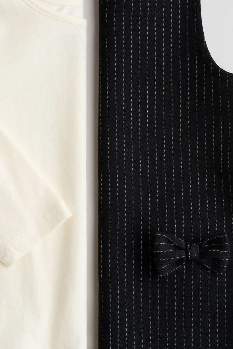 اتش اند ام طقم بلوزة وفستان من قطعتين