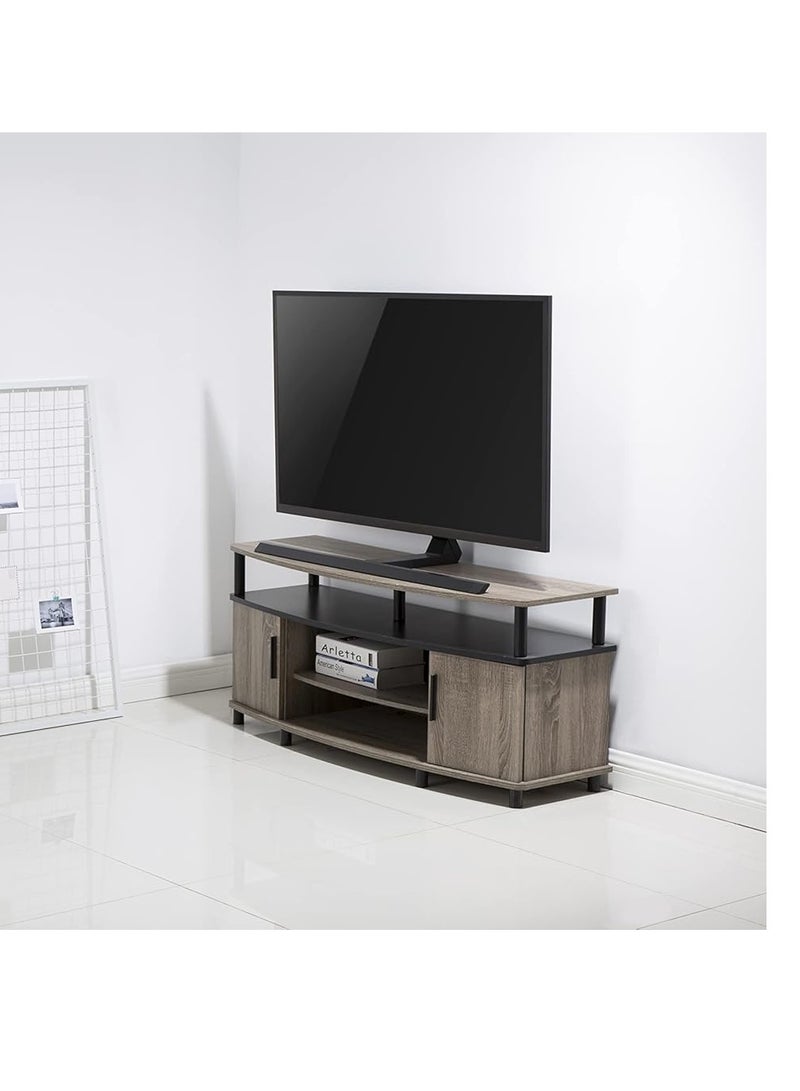 نيوستار ستاند تلفزيون مكتبي NEWSTAR من الألمنيوم – قاعدة قابلة لتعديل الارتفاع لشاشات مسطحة 37-75 بوصة، يتحمل حتى 40 كجم، توافق VESA من ‎200x200 حتى ‎800x400، تصميم أنيق باللون الأسود - Image 5