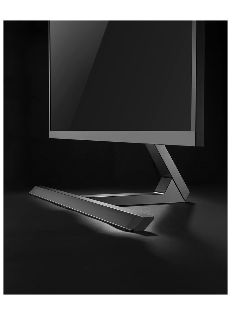 نيوستار ستاند تلفزيون مكتبي NEWSTAR من الألمنيوم – قاعدة قابلة لتعديل الارتفاع لشاشات مسطحة 37-75 بوصة، يتحمل حتى 40 كجم، توافق VESA من ‎200x200 حتى ‎800x400، تصميم أنيق باللون الأسود - Image 2