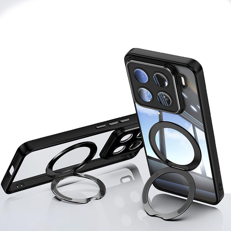 Mingwei Case For Xiaomi 15 5G Clear Soft Tpu Shock Absorption Slim Lightweight Shockproof Cover Hybrid Protective Case Black, Xiaomi 15 - Image 1