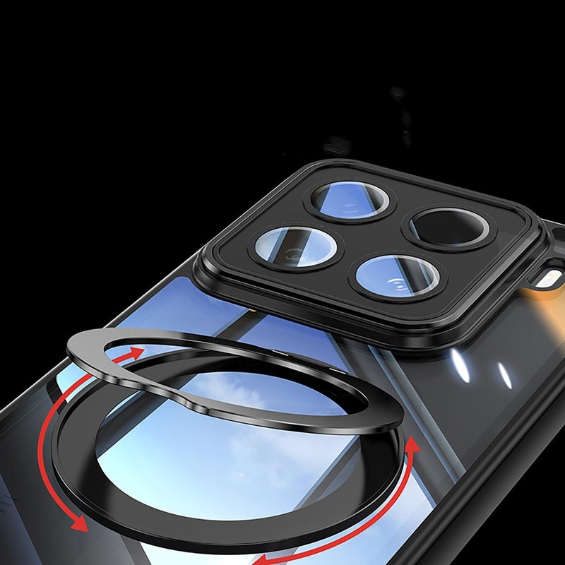 Mingwei Case For Xiaomi 15 5G Clear Soft Tpu Shock Absorption Slim Lightweight Shockproof Cover Hybrid Protective Case Black, Xiaomi 15 - Image 2