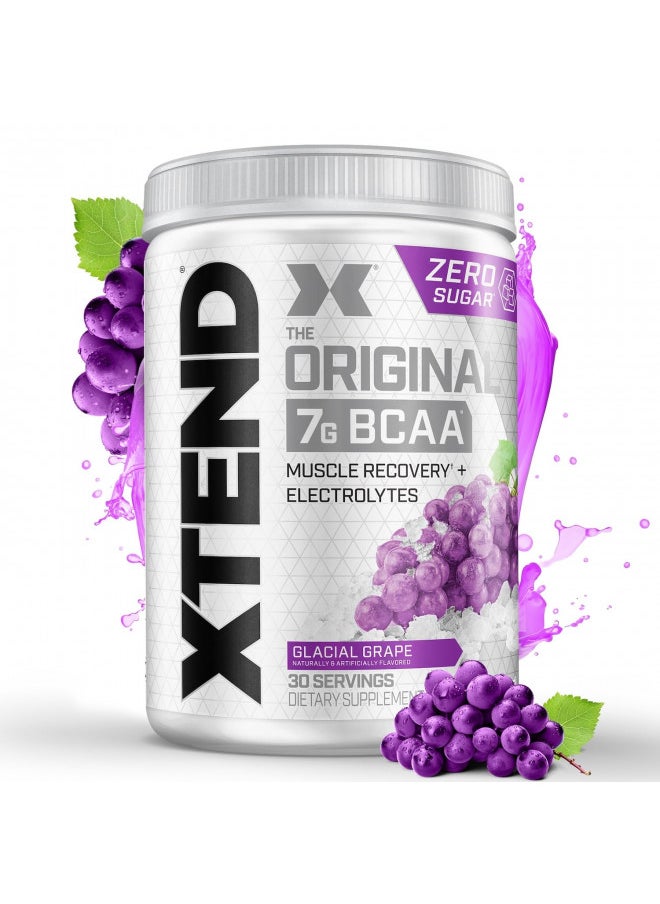 SCIVATION XTEND Original BCAA Powder Glacial Grape | Sugar Free Post Workout Muscle Recovery Drink with Amino Acids | 7g BCAAs for Men & Women | 30 Servings  - Image 2