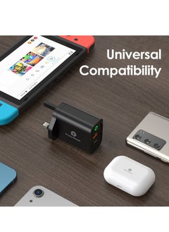 Phone Planet Phone Planet 30W Dual Type C 3.0 Ultra Fast Wall Charger for Galaxy S22/S21/S20 Note 20 and iPhone 13/12/11 Pro  - Image 5