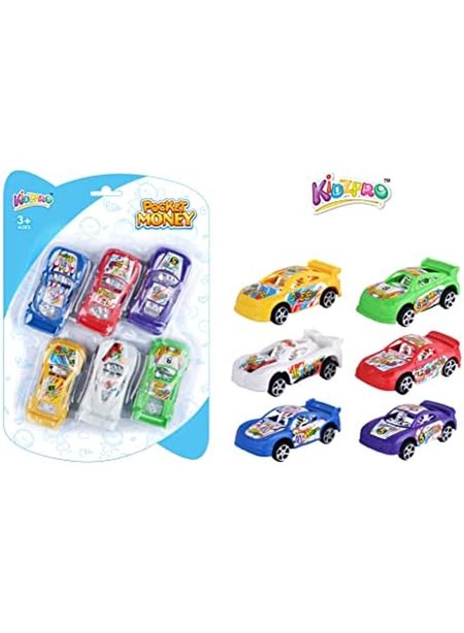 Kidzpro Pull Back Racing Car 6 Pieces - Image 2
