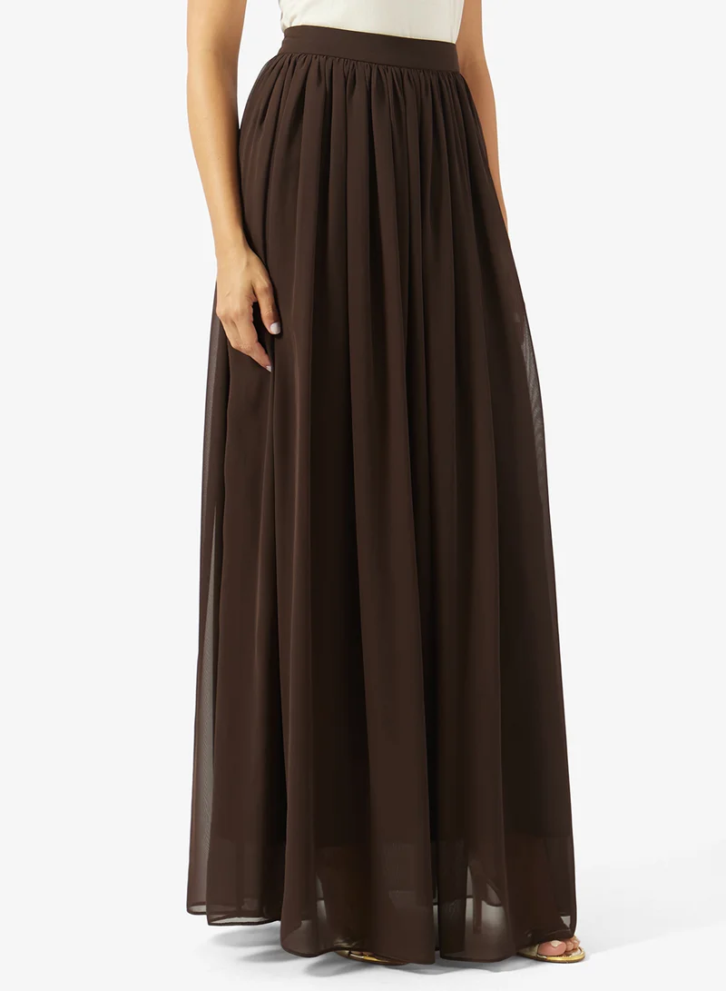 Akadia Fashion  BEADED WAVY WAIST LINE CREPE DRESS for Women | Best Price UAE