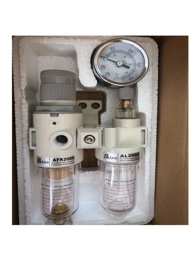 AFC2000 Metal Gas Source Oil Water Separator Double Water Filter - Image 5