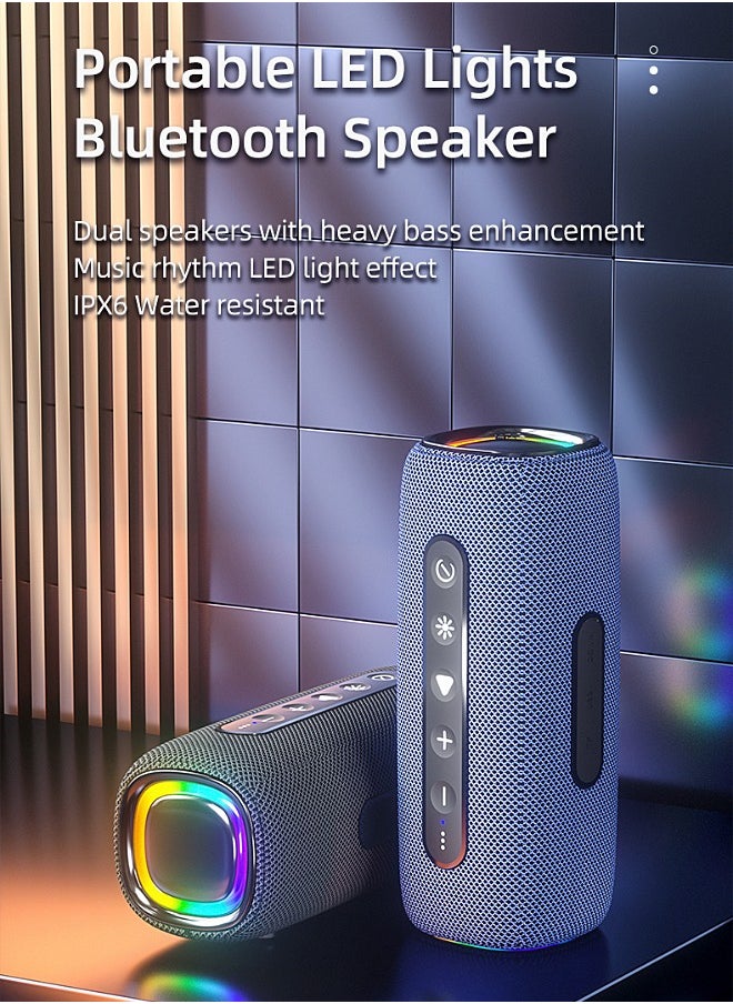 Mi VAZA - Wireless Bluetooth Speaker - Portable Mini Speaker With Battery - RGB Light - Stereo Sound - IPX6 Waterproof - Support TF Card, U Disk - Image 1