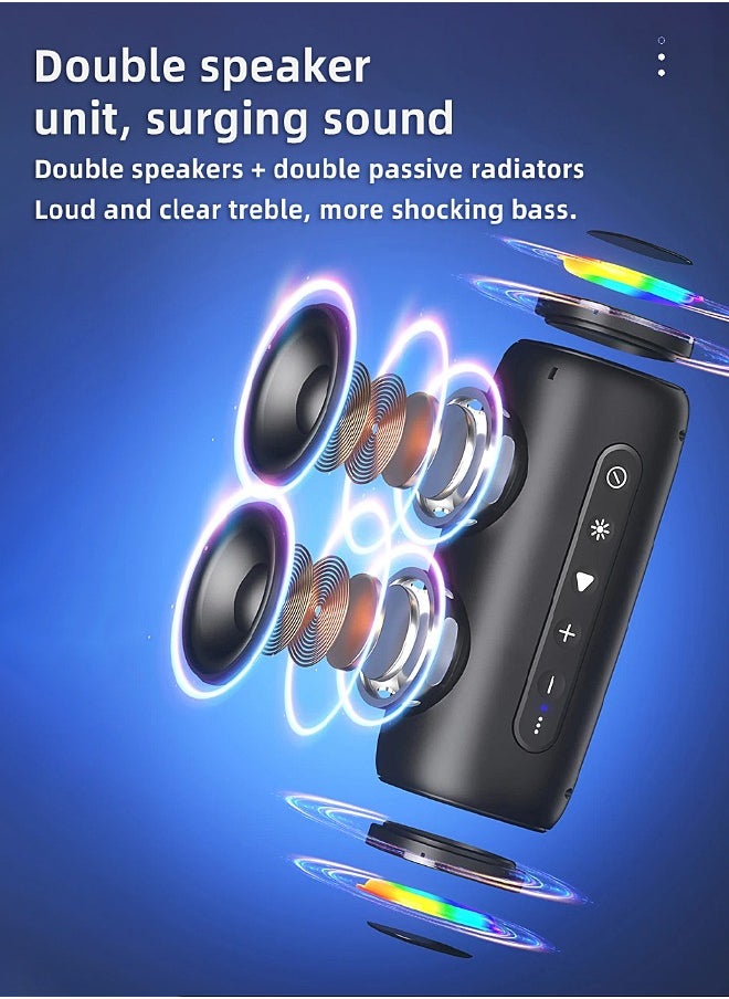 Mi VAZA - Wireless Bluetooth Speaker - Portable Mini Speaker With Battery - RGB Light - Stereo Sound - IPX6 Waterproof - Support TF Card, U Disk - Image 1