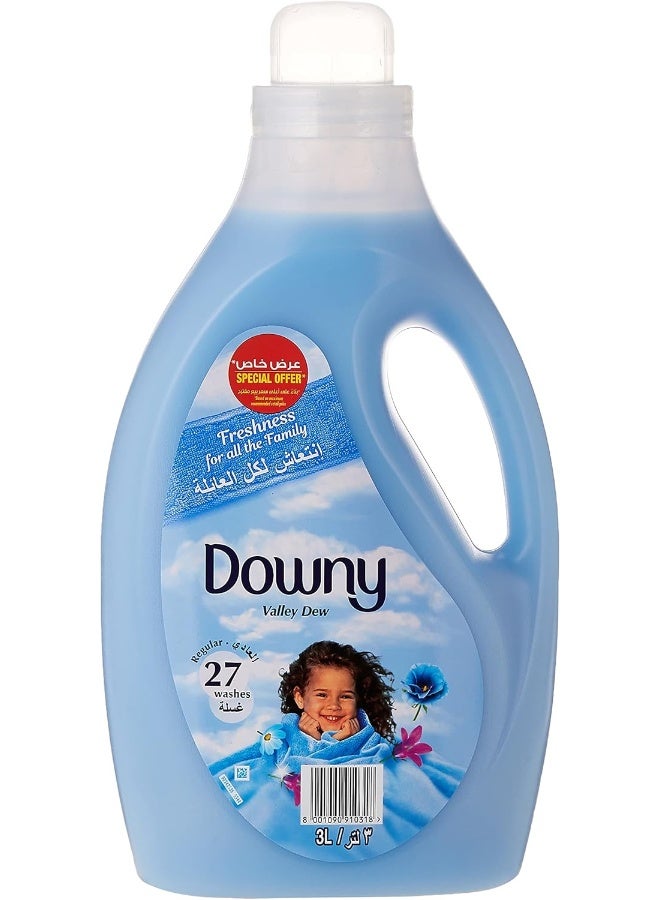 Downy Regular Fabric Softener Valley Dew 3L - Image 1