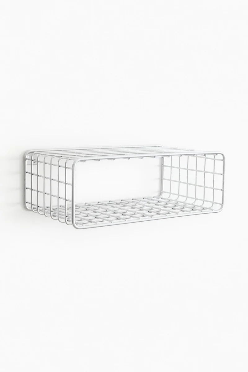 اتش اند ام رف حائط من أسلاك معدنية