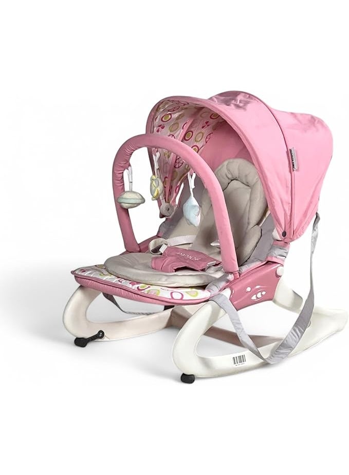 AL BADER Baby Rocking Chair, Baby Swing for Infants Baby Rocker 2 Speeds, With Playing music, Adjustable Rocking Chair With Reclining Backrest, Babys Swings For Newborn, Swing For Infants - Image 1