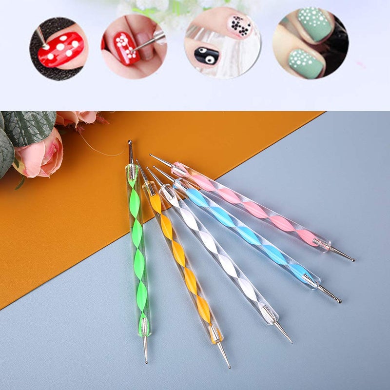 LOKUNN 14 Pcs Dotting Tools Ball Styluses with Box, Dotting Tools Set Rock Painting, Pottery Clay Modeling Embossing Nail Art - Image 5