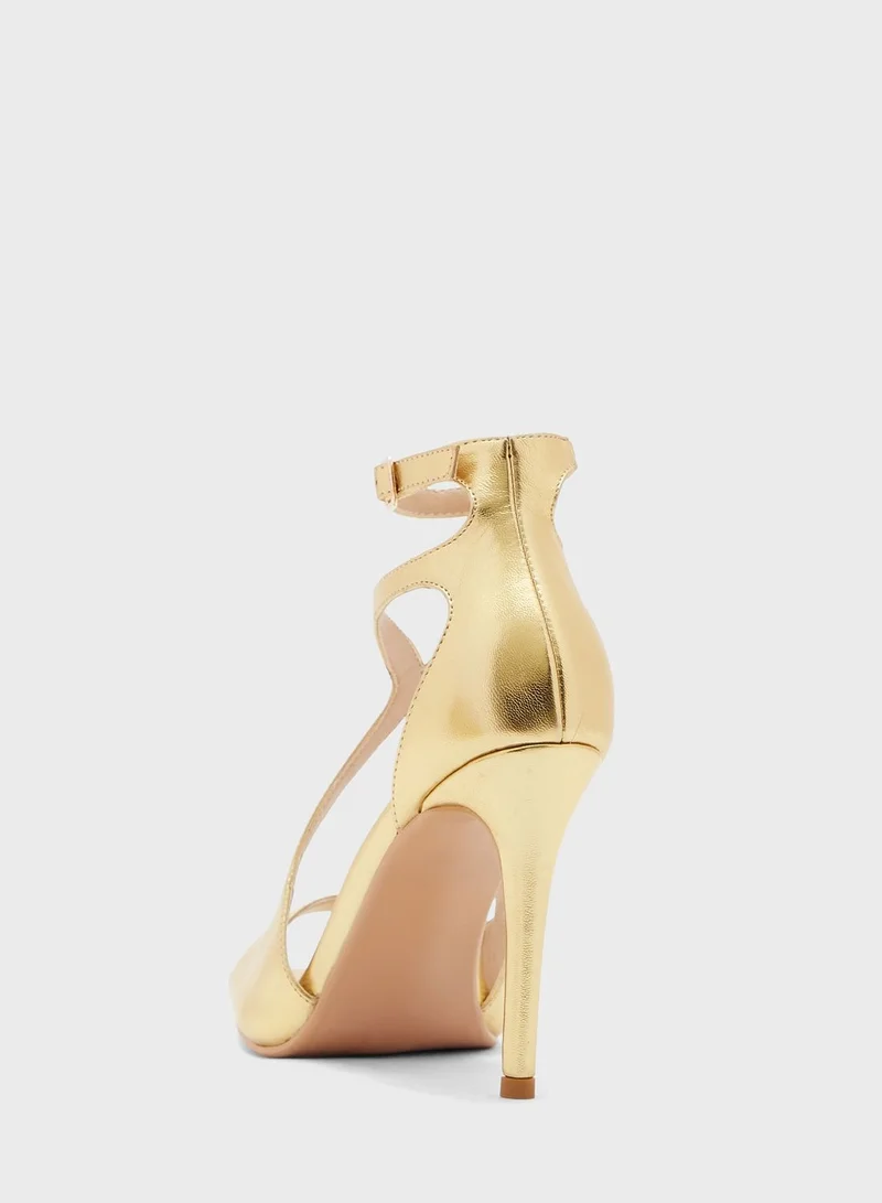 Khizana Curved Strap Ankle Strap Sandal