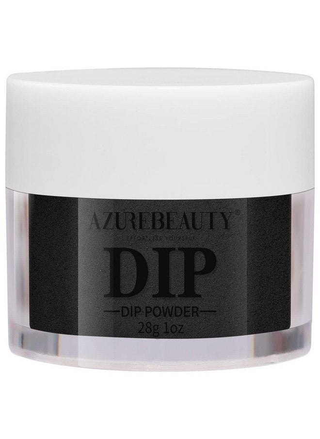 AZUREBEAUTY Dip Powder Black Color Nail Dipping Powder French Nail Art Starter Manicure Salon Diy At Home Odorfree And Longlasting No Needed Nail Lamp Curing 1 Oz  - Image 1