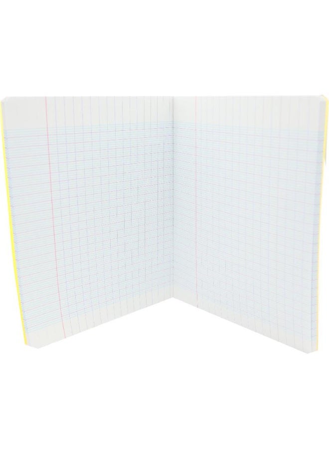 كونكويرانت دفتر ملاحظات (سييس) ١٧ × ٢٢ سم، ٩٦ صفحة (٤٨ ورقة)، مسطر مربع (فرنسي)، أصفر - Image 2