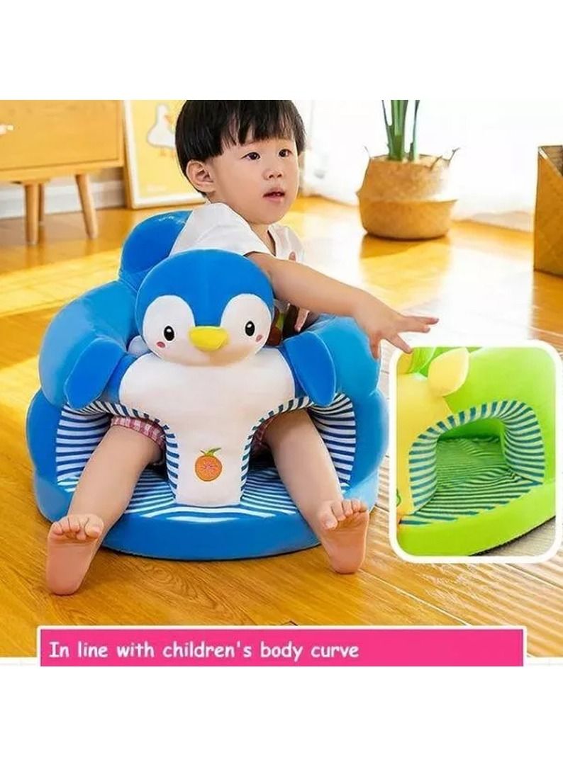 أريكة أطفال مع دعم أمامي - بطريق أزرق - إصدار جديد - Image 2