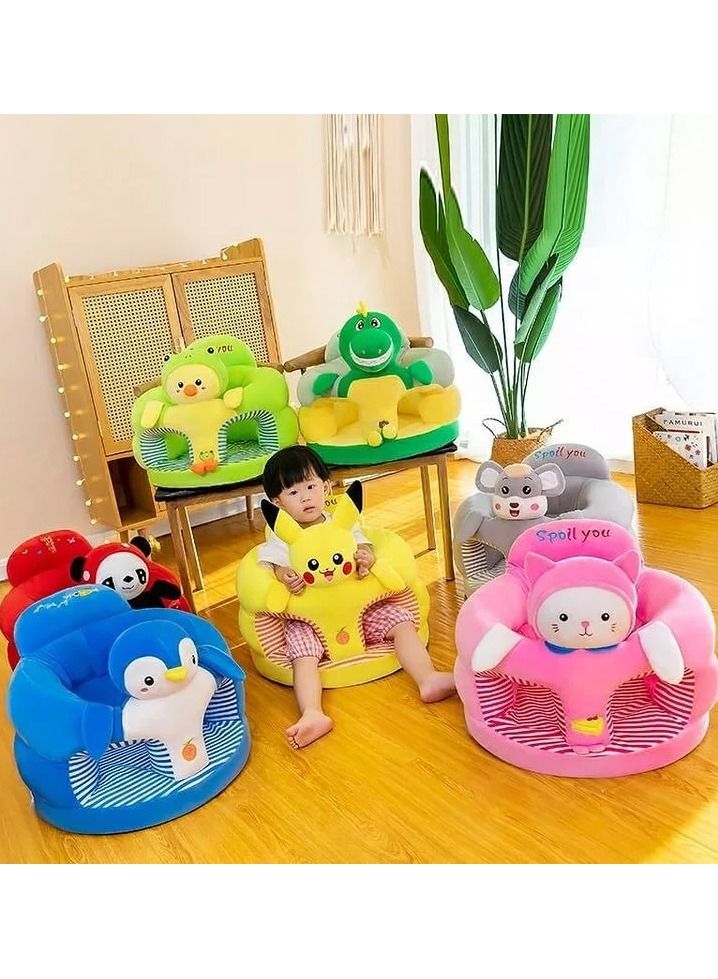 أريكة أطفال مع دعم أمامي - بطريق أزرق - إصدار جديد - Image 3