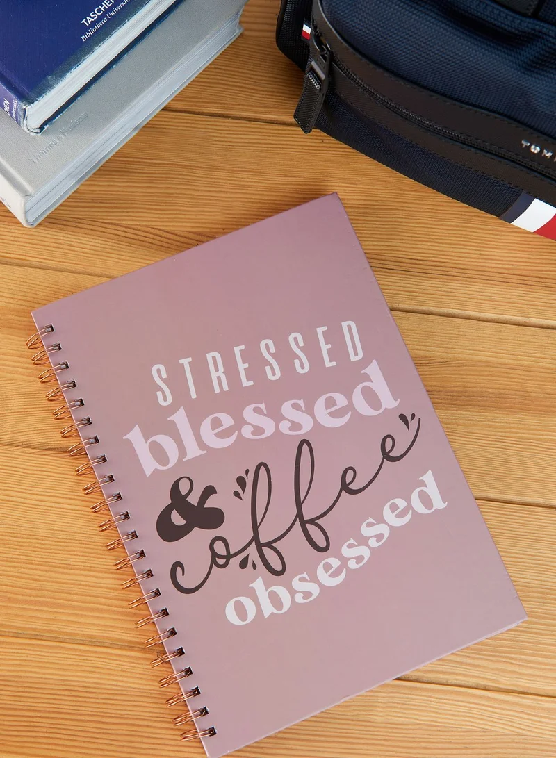 AURORA A4 Coffee Obsessed Notebook