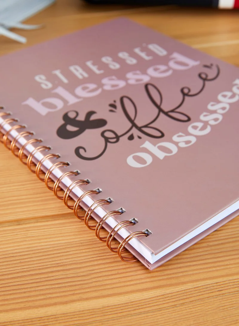 AURORA A4 Coffee Obsessed Notebook