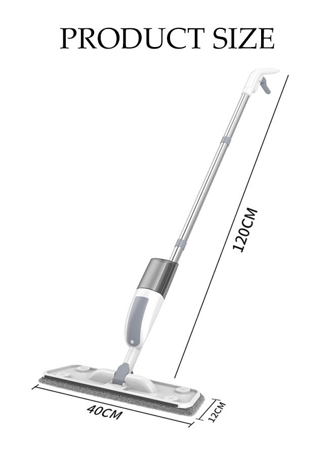 DUNISO Spray Wet Mops Microfiber Dust Dry Mop Long Handled Microfibre Floor Cleaning Mops with Removable Water Tank for Tile Vinyl Laminate Wood Ceramic Hardwood Floors Cleaning - Image 4