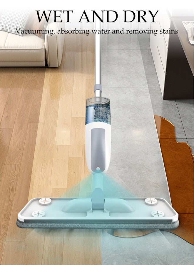 DUNISO Spray Wet Mops Microfiber Dust Dry Mop Long Handled Microfibre Floor Cleaning Mops with Removable Water Tank for Tile Vinyl Laminate Wood Ceramic Hardwood Floors Cleaning - Image 3