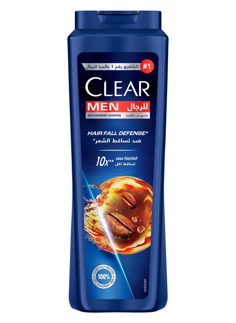 CLEAR Men Anti-dandruff Shampoo Hair Fall Defense, 10X less Hair Fall with Ultra Performance Formula, 600ML  - Image 1