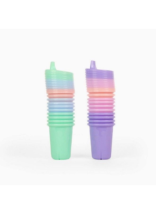 the FIRST years - Take & Toss Sippy Cups Spill Proof Toddler Cups Value Party Pack 10 Oz 20 Count Pastel - Image 1