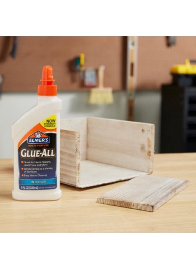 ELMER'S - Multi-Purpose Instant Glue White 8 oz E3820 - Image 1