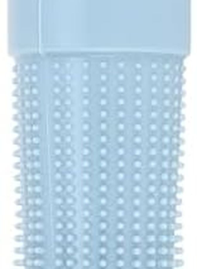 Blue Pet Finger Toothbrush 360 Degree Food Grade Silicone Dog Cat Dental Care Kit - Image 2