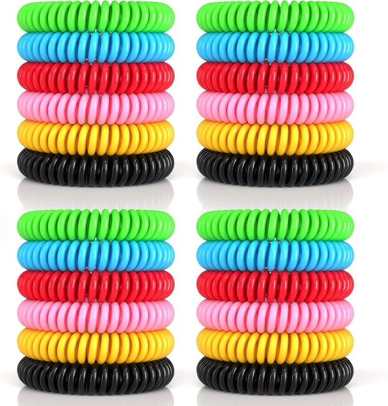 BuggyBands 50 Pack Mosquito Bracelets, DEET-Free Mosquito Bands for Adults and Kids, Individually Wrapped Wristbands for Outdoor Camping Fishing Traveling - Image 1