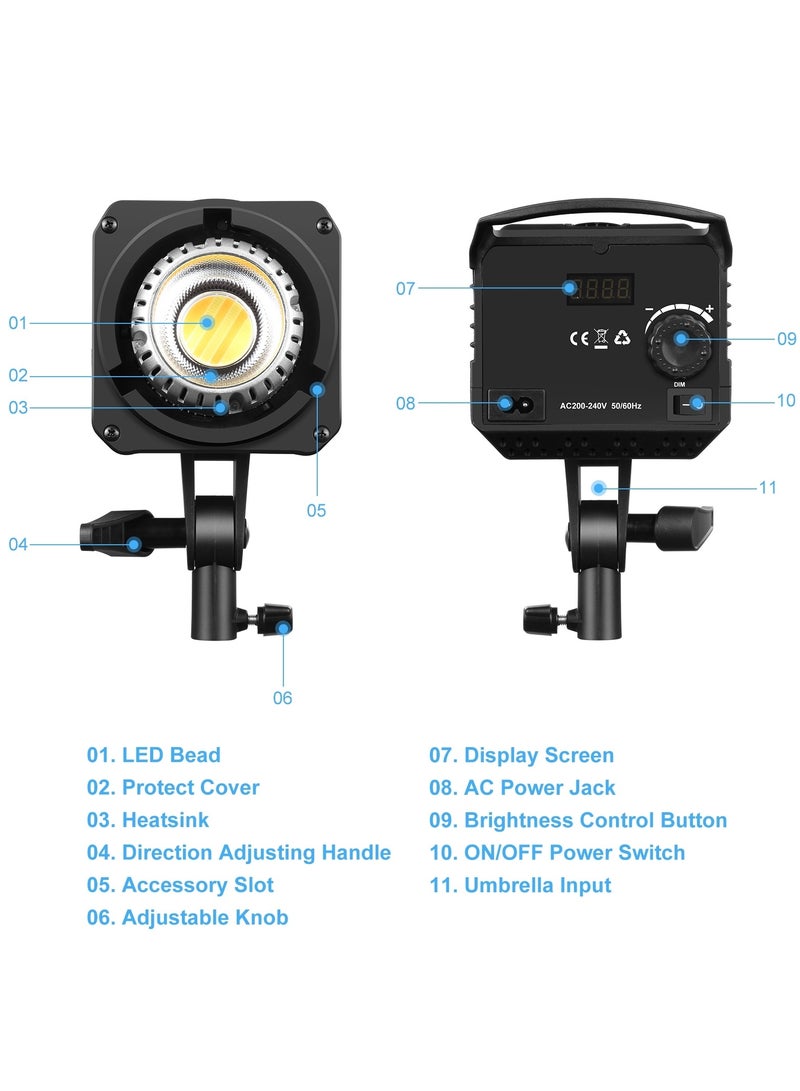 بولوز إضاءة التصوير، إضاءة الفيديو، لوحة إضاءة LED محمولة لكاميرا، إضاءة مع تأثيرات قابلة للتعتيم، مع وحدة تحكم عن بُعد للإنتاج الفيديو، التصوير الفوتوغرافي، البث المباشر، استوديوهات تصوير الأطفال، جلسات الملابس والأعراس، الأفلام القصيرة، تصوير المنتجات للتجارة الإلكترونية، المعارض، والبث المباشر. - Image 3