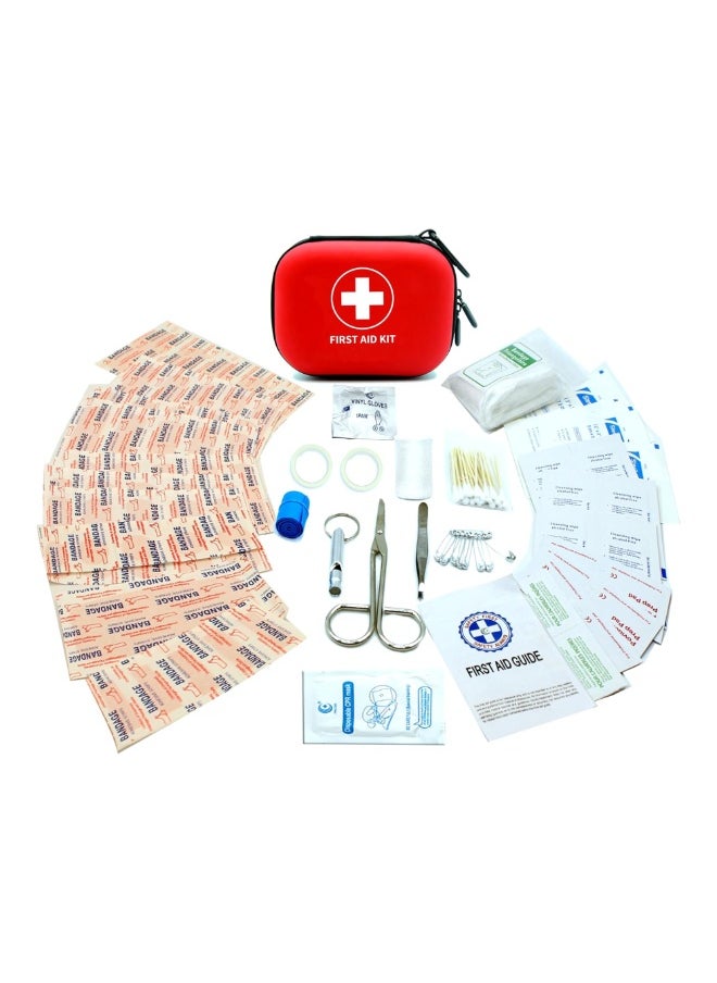 Yuwell 132 Pcs First Aid Kit + Survival kit For Treat, Protect Minor Cuts, Scrapes Multipurpose Use For Home, Office, Car, School Emergency First Aid Kits For Outdoor Camping & Sports (2 Pack)  - Image 2