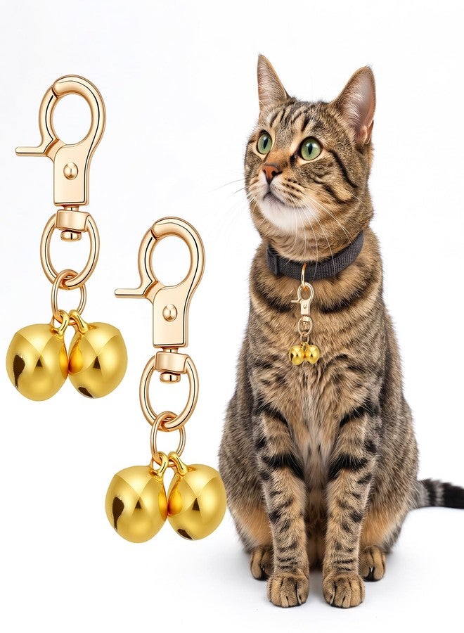 Thrymme 4 Pcs Dog Bell for Collar, Small Bell for Dog Collar with Heavy Duty Snap Clips, Pet Pendant Accessories for Pet Christmas, Training Collars Charm - Image 4