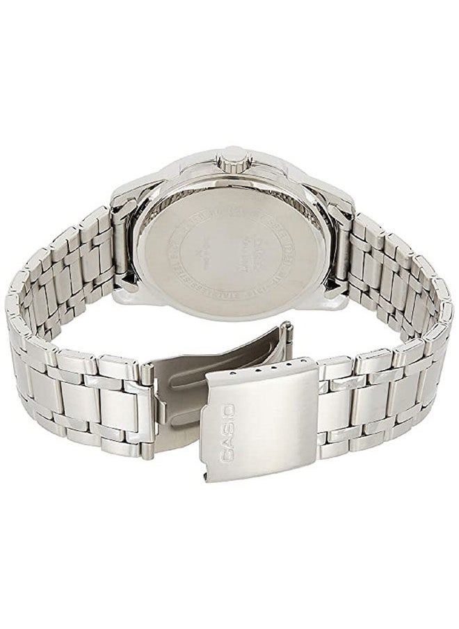 Stainless Steel Analog Wrist Watch MTP-1314D-1AVDF