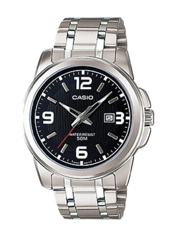 Stainless Steel Analog Wrist Watch MTP-1314D-1AVDF