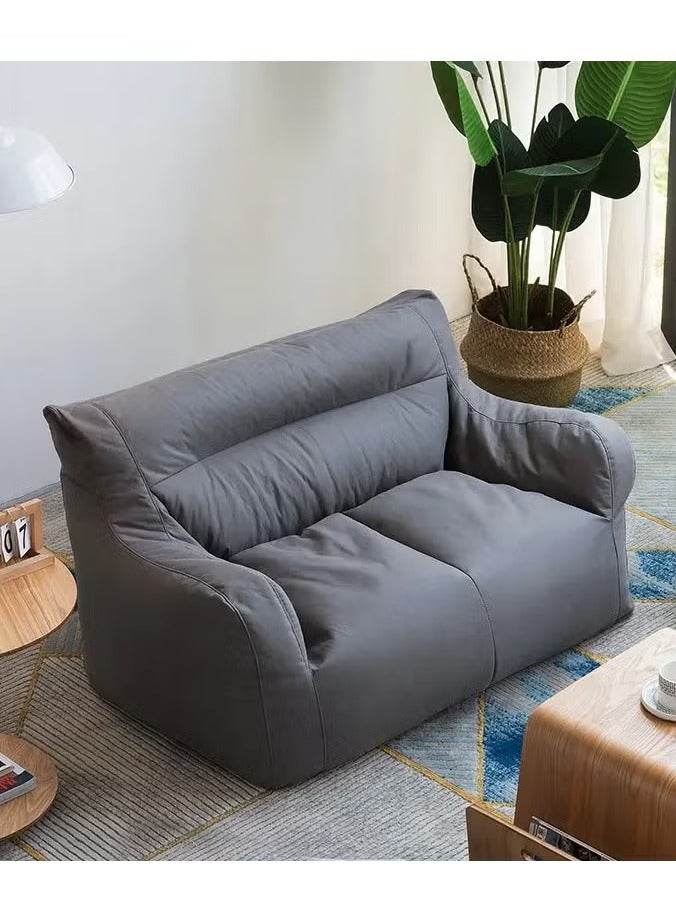 وسادة فاصولياء، خفيفة الوزن، مقعد لاثنين، كيس فاصولياء، كبير جداً، أريكة فاصولياء، تخفيف التعب، وسادة أريكة، قابلة للإزالة، قابلة للغسل، يمكن استخدامها كمسند ذراع من الجانبين، أريكة زاوية، أريكة بتصميم رقعة، أريكة صغيرة يمكنك الاستلقاء عليها والنوم في الشرفة، أريكة ناعمة. - Image 2