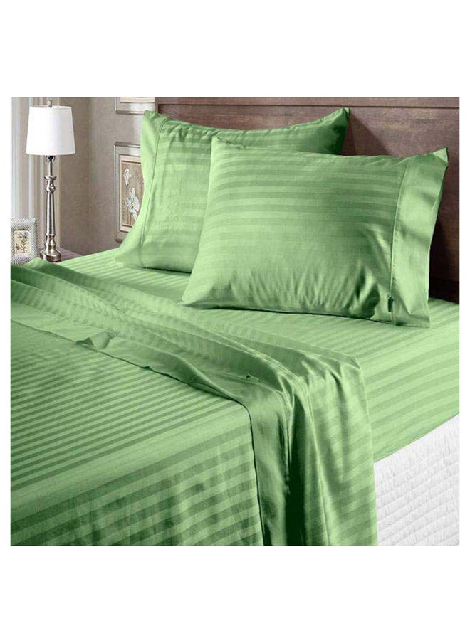 Hotel Collection HOTEL COLLECTION GREEN King Flat Sheet with 2 Pillow Cases 240x280 cm  - Image 1
