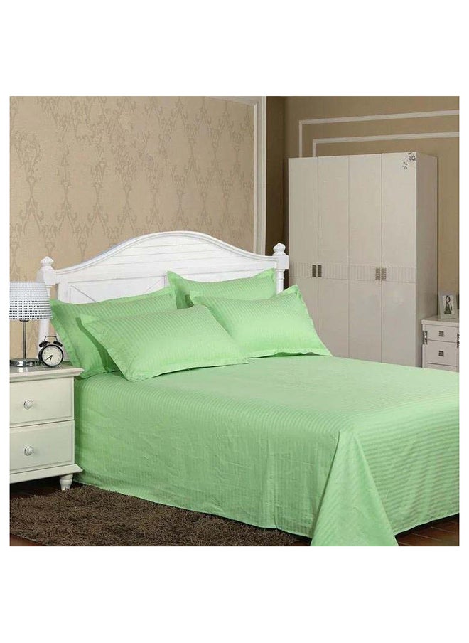 Hotel Collection HOTEL COLLECTION GREEN King Flat Sheet with 2 Pillow Cases 240x280 cm  - Image 2