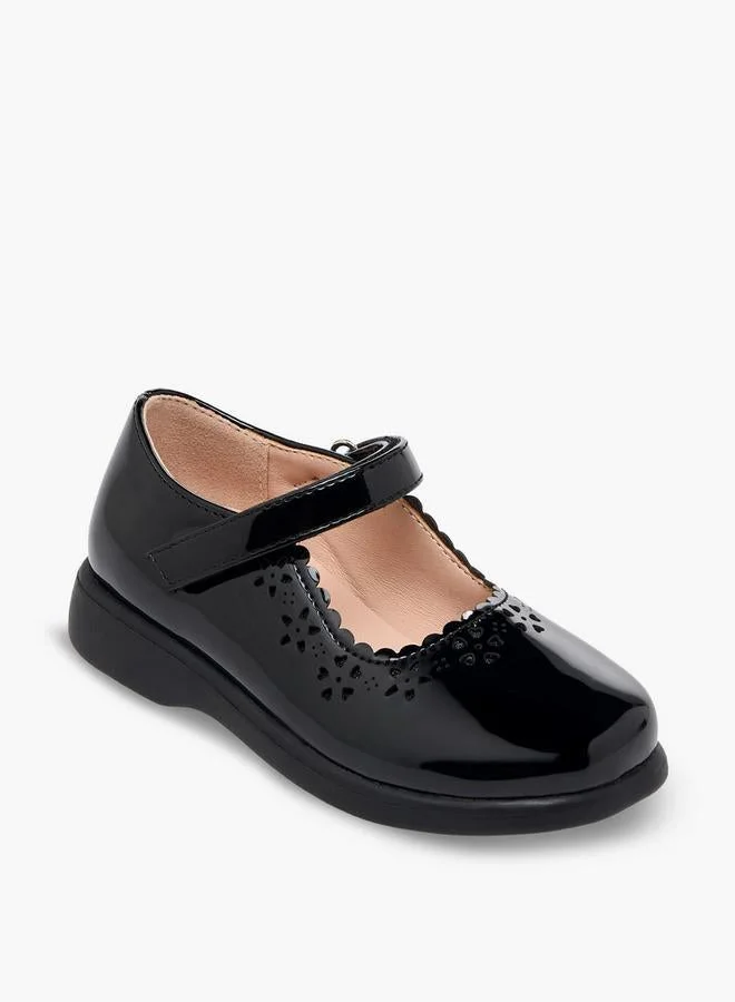 Flora Bella By Shoexpress Girls Hook & Loop School Shoes
