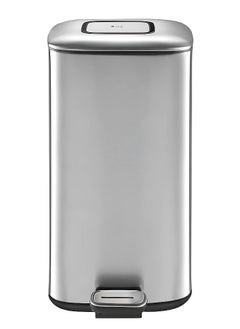EKO REGENT SERIES | Pedal Trash & Garbage Bin | Brushed Stainless Steel | Soft-Close Lid | Fingerprint-Resistant | Ideal for Bathrooms and Small Space - 20 Liters  - Image 1
