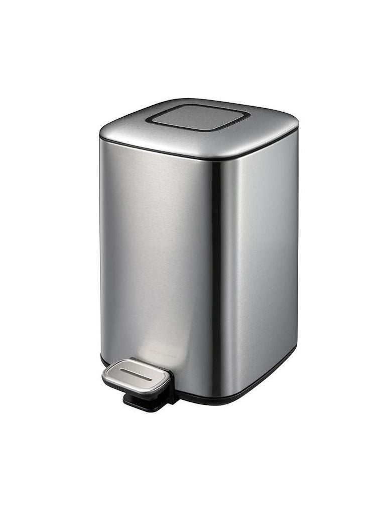 EKO Stainless steel Square Bin with Pedal | 20 Liters 