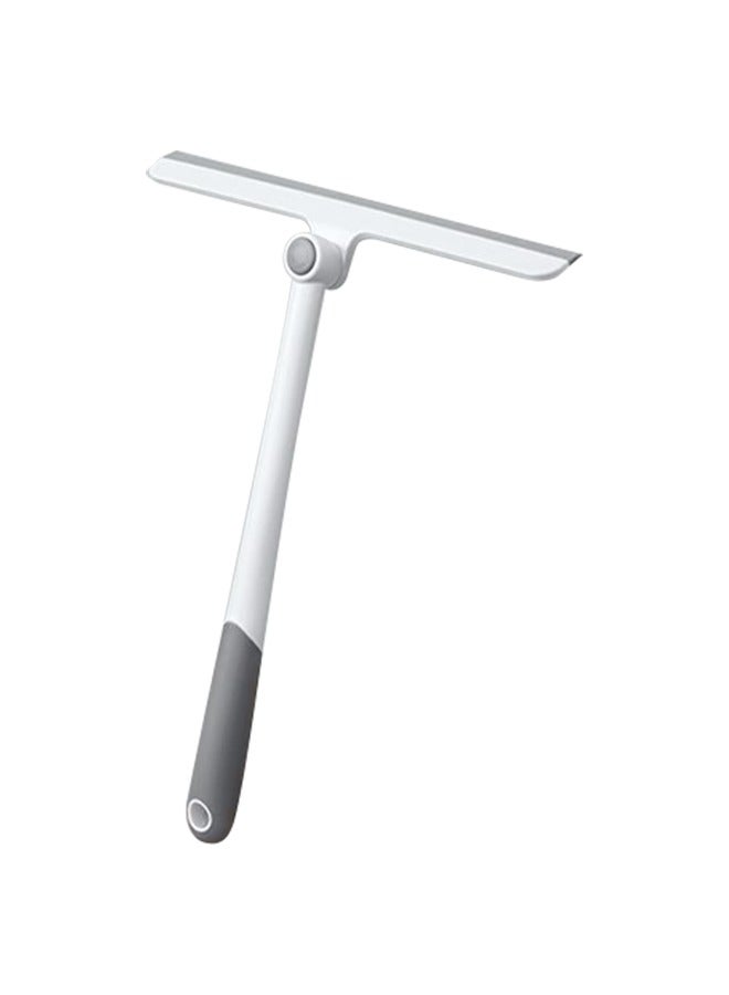 360° Rotating Glass Cleaning Scraper, Mirror Cleaner With Hook Hole, Kitchen Oil Stain Cleaner, Detachable Magic Broom, Tpr Soft Adhesive Strip, For Doors And Windows, Range Hoods, Floors, Walls, Cars - Image 1