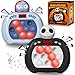 QBvuj 2pcs Christmas Pop Push Game Light Up Fidget ToyHalloween Toys for Boys Grils Teens Age 312Pop Bubble Sensory ToysHalloween Party Favors Halloween Trick or Treat Gifts BlackBlue - Image 3