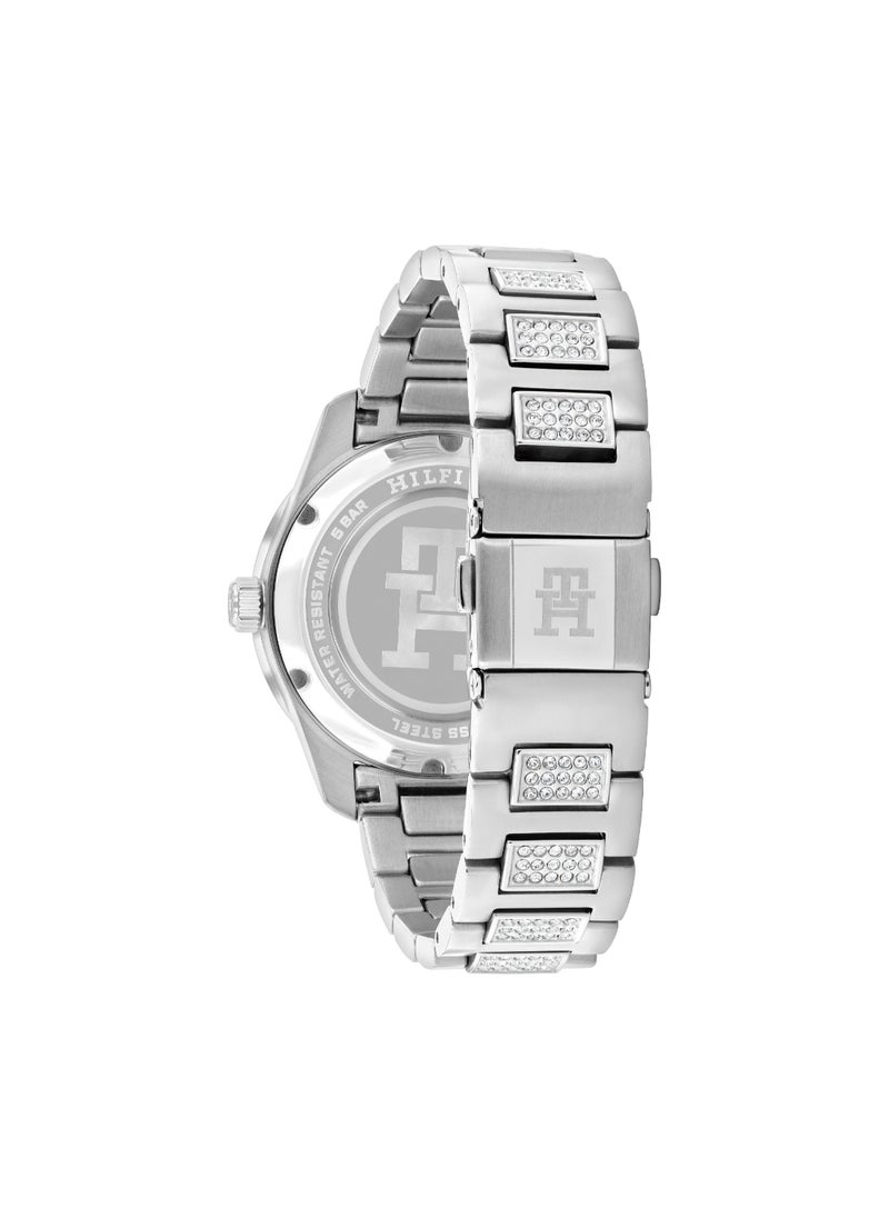 TOMMY HILFIGER ROUND ANALOG WOMEN'S SILVER CASE WATCH - 1782757 - pzsku/Z624850FFE76DC313247EZ/45/_/1738736823/d5ce604f-e1e2-42fa-9dd6-244b9d8734a3