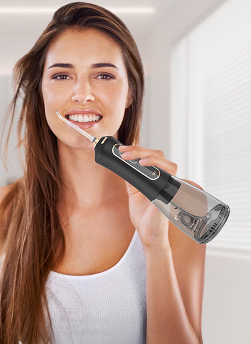 إي تي جي فرشاة الأسنان الكهربائية الصوتية والماء فلوسر كومبو - 5 أوضاع فلوسر المياه اللاسلكية مع خزان 300 مل ، 40-130 PSI الضغط ، بطارية 30 يومًا ، IPX7 مقاومة للماء للسفر والرعاية الفموية اليومية - Image 2