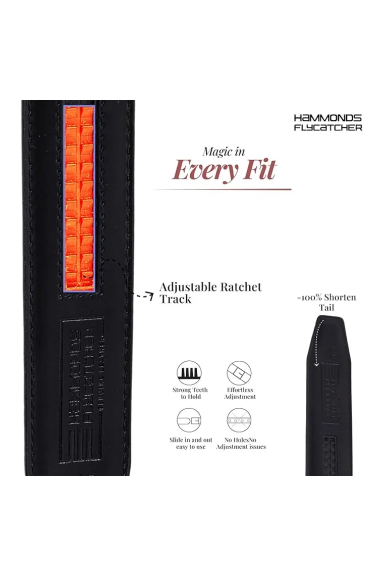 Hammonds Flycatcher  Genuine Leather Belt for Men, Premium Leather Belt with Auto Lock mechanism, Mens Belt Leather Branded with Slide Lock, Stylish Hidden Tail Design for Everyday Wear  | Best Price UAE