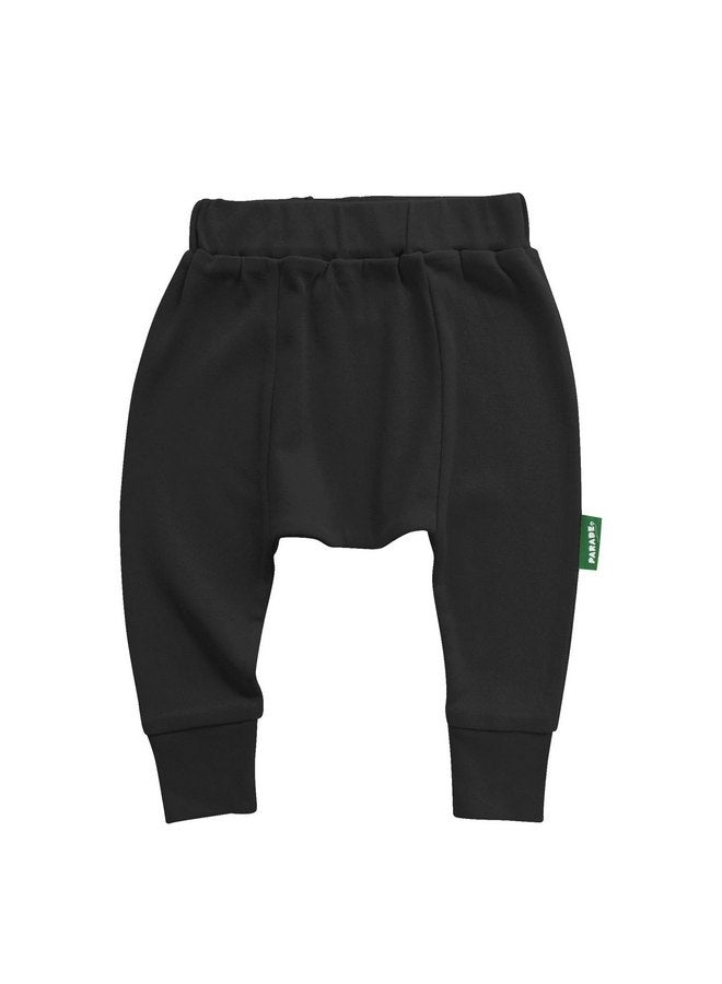 Parade Organic Harem Pants - Essentials Black 12-18 Months - Image 1